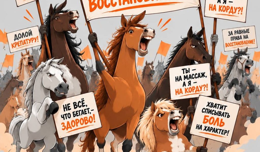 Спортивная лошадь – такой же спортсмен. Но почему-то о её во